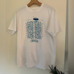 Croatia Logo  Tee, NWOT